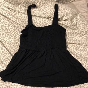 Blank tank top with ruffle top from American Eagle
